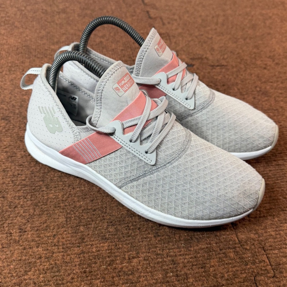 New Balance FuelCore Nergize Womens Walking Shoes Grey Pink Size 8.5 WXNRGSM gym